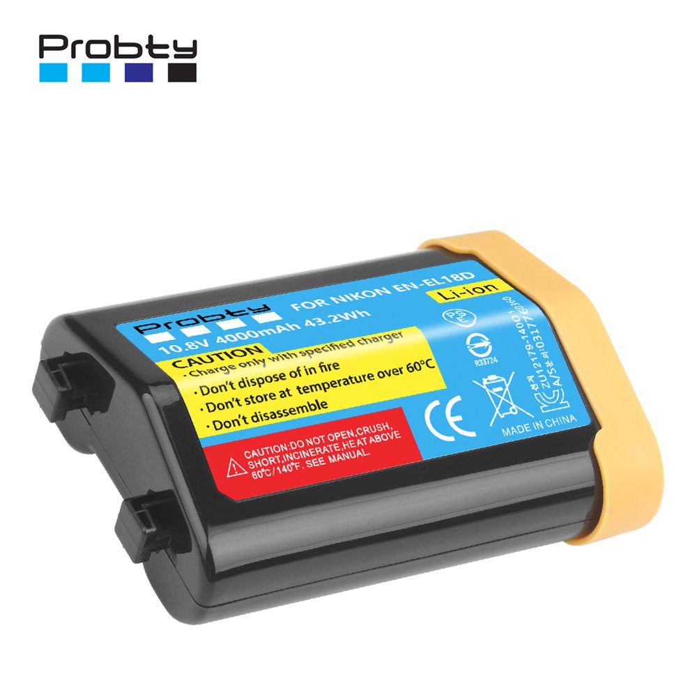 New 4000mAh EN-EL18D EN-EL18d  ENEL18d Rechargeable lithium battery for Nikon Z9 D800 D4 D4S D5 D6 5ZVF