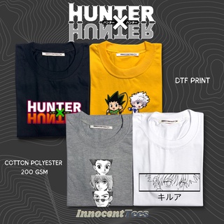 เสื้อยืด[INNOCENTTEES] HUNTER X HUNTER TSHIRT II ANIME TSHIRT II SMALL TO 2XL