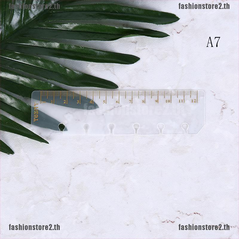 FS coil notebook ruler frosted planner 6 holes loose leaf spiral ...