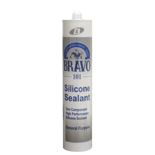 กาวซิลิโคน บราโว 101 BRAVO 101 - SILICONE SEALANT 300g (ราคา/หลอด)