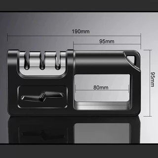 JJdaily2_Shop 4in1 หินลับมีด ลับได้ 3 ระดับ ที่ลับมีด Sharpener khife ดีที่สุด ที่ลับมีดคม ที่ลับมีดแท้ A111