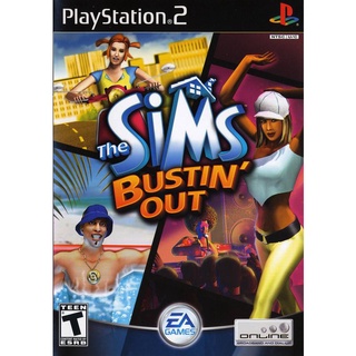 The Sims Bustin Out แผ่นเกมส์ ps2