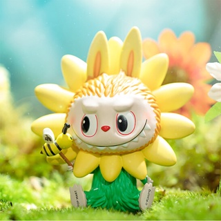 [เป็ดน้อยสีขาว] ของแท้ POPMART Labubu Flower Elf Series กล่องสุ่ม ตุ๊กตาน่ารัก แฮนด์เมด ของขวัญ ของเล่นอินเทรนด์