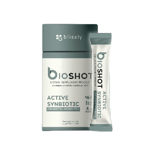 Blissly Bioshot Active Synbiotic อาหารเสริมฟื้นบำรุงระบบขับถ่าย