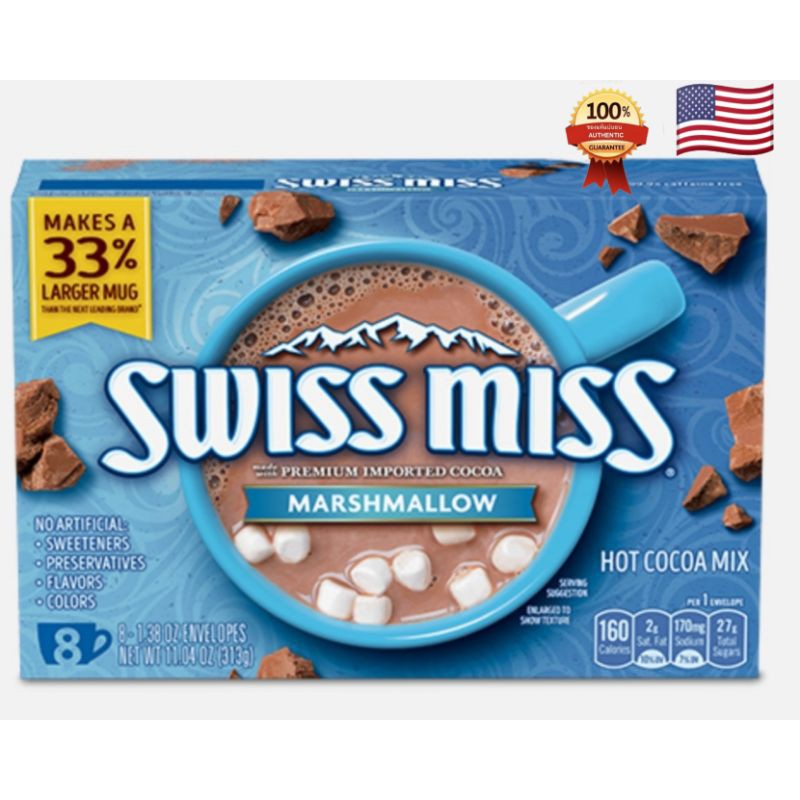 โกโก้ร้อน Swissmiss ​Marshmallow​ Hot​ Chocolate​ Premium​ ขนาด​ 8 Cup​