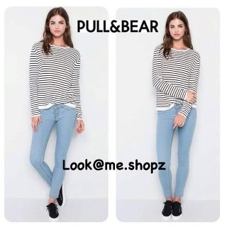 Pull&amp;Bear : Blue Basic Jegging