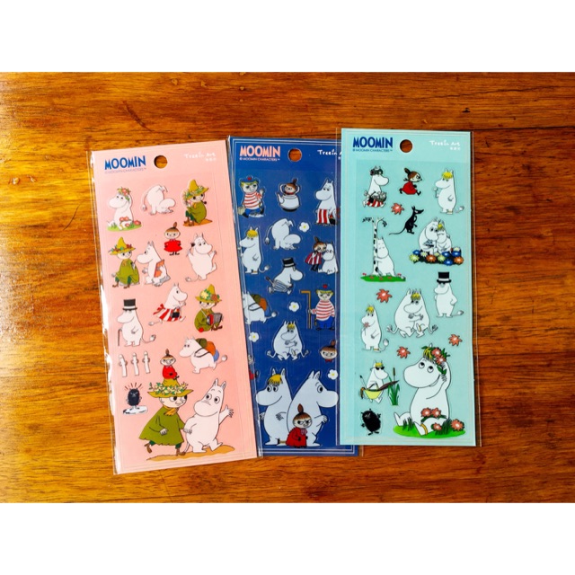 🔥โค้ดลด 100฿🔥 สติ๊กเกอร์ Moomin น่ารักมากกก 💕