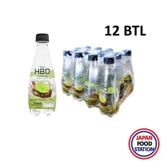 【300 ลด 20฿】HBD SPARKLING WATER NO SUGAR COLA LIME 330ML(18236) เครื่องดื่มอัดแก๊สไม่มีน้ำตาล กลิ่นโคล่า 12 ขวด