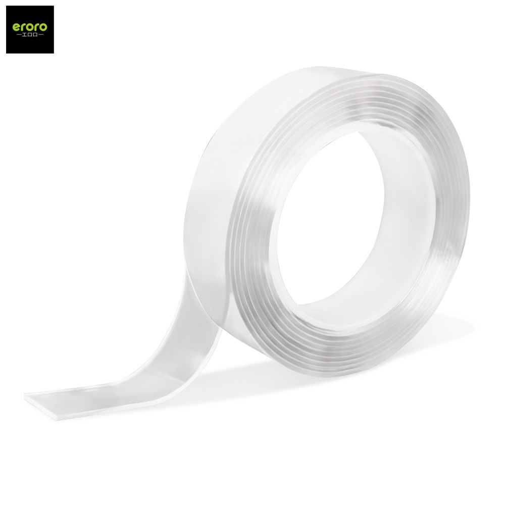 ERORO เทปกาวนาโนสองหน้า แบบใส เหนียวทนทาน