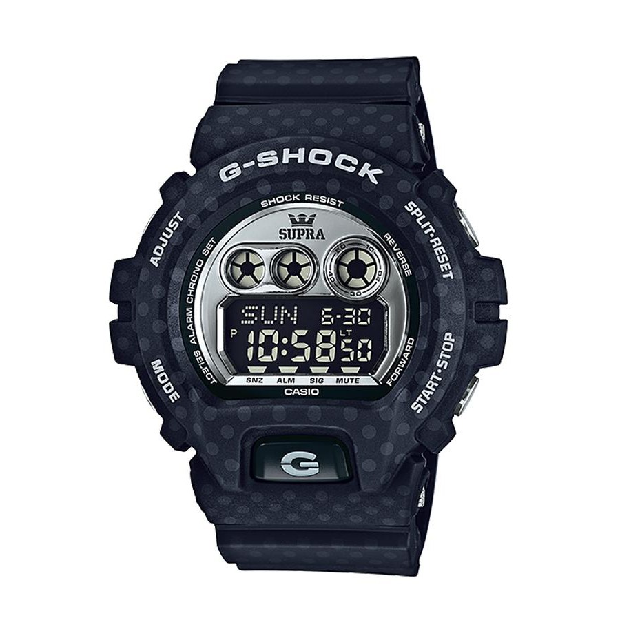 Casio G-Shock นาฬิกาข้อมือผู้ชาย สายเรซิ่น รุ่น GD-X6900SP-1 SUPRA LIMITED EDITION - สีดำ