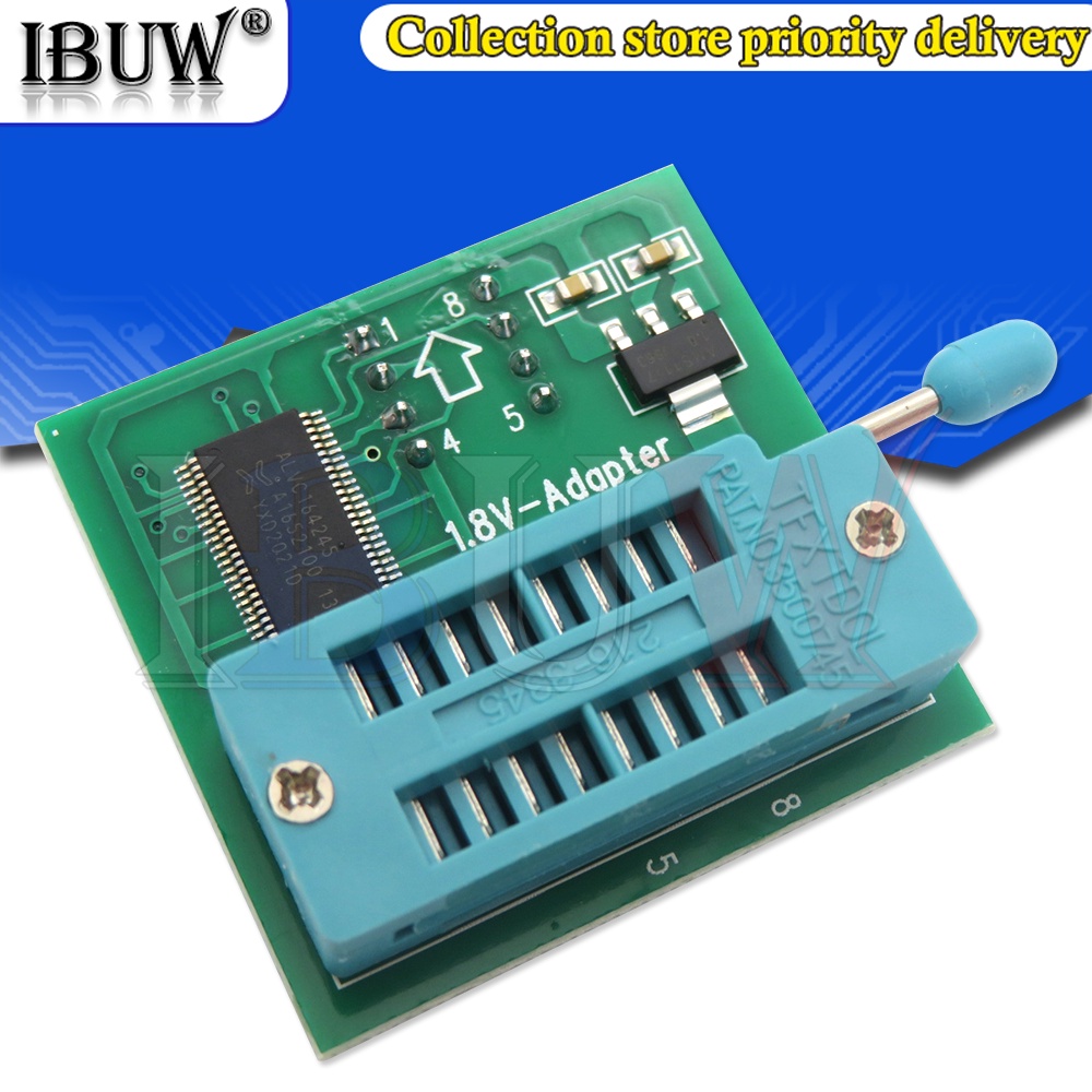อะแดปเตอร์เมนบอร์ด 1.8V สําหรับ Iphone 1.8V SPI Flash SOP8 DIP8 W25 MX25 TL866CS TL866A EZP2010 EZP2