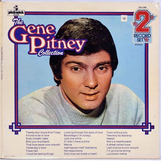 2 แผ่นเสียง 12นิ้ว Y92 GENE PITNEY -IT HHURTS TO BE IN LOVE  แผ่นVG+ริ้วรอยบาง เสียงรบกวนน้อยนิด ไม่มีรอยลึก ปกVG++