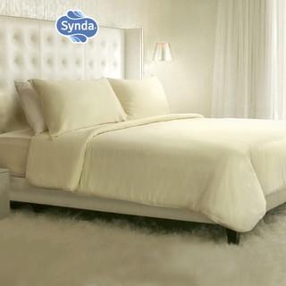  Synda ผ้าปูที่นอน Tencel 500 เส้นด้าย รุ่น Royal/Cream