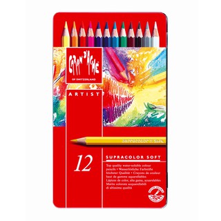 Caran d’ache(คารันดาช) ดินสอสีระบายน้ำ Supracolor 12 สี 3888.312