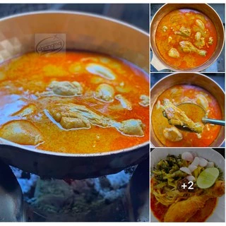 ชุดทำข้าวซอยตราแม่อำพร เสริฟ 25-30 ที่ E200 (เข้มข้นแบบเชียงใหม่) พริกแกงเครื่องแกงข้าวซอย