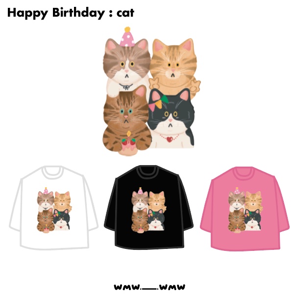 Happy Birthday : cat