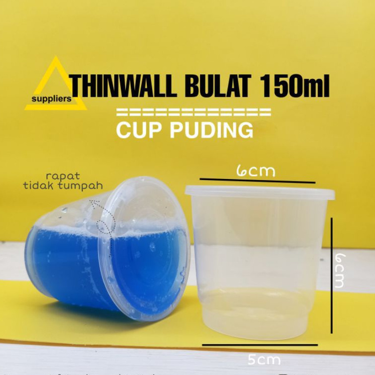 Thinwall Round Pudding Cup 150ml