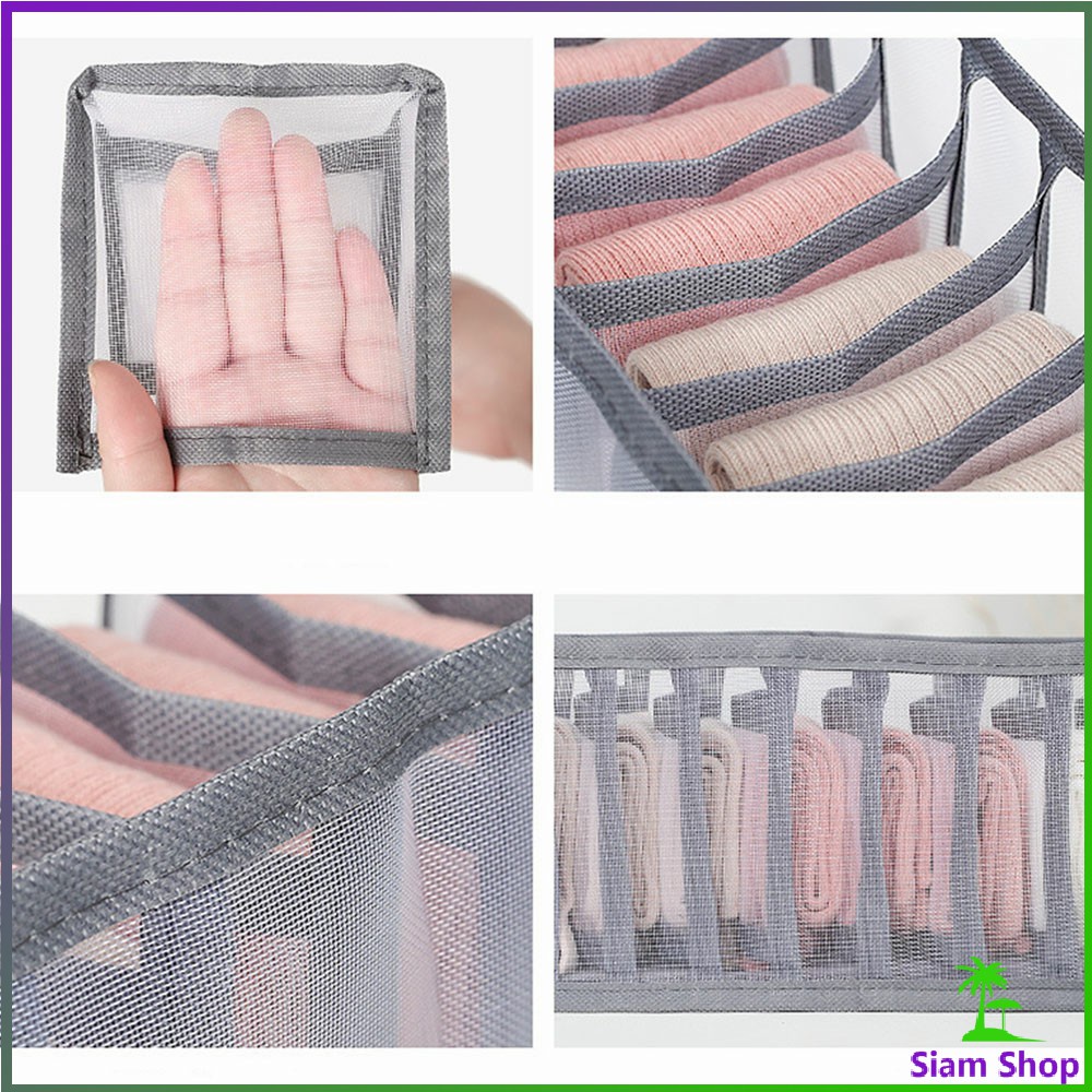 ที่เก็บชุดชั้นใน  ที่เก็บชุดชั้นใน​กางเกงใน​  ช่องจัดระเบียบของเอนกประสงค์ Underwear stor - รูปที่ 7