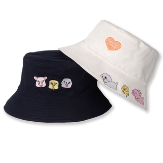 หมวกบัคเก็ตหมาจ๋าปักลายไวกิ้งใส่ได้ 2 ด้าน - MAAJA Viking Reversible Bucket Hat