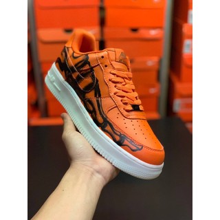 Nike Air Force 1 Orange Skeleton (size36-45)