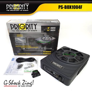 PRIORITY เครื่องเสียงรถยนต์/ดอกลำโพงซับเบส/ซับบ๊อค/Bass Box ขนาด 10 นิ้ว PRIORITY รุ่น PS-BOX-1004 F