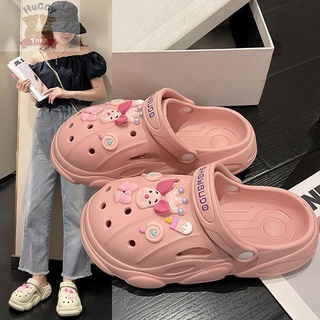 crocs แท้ รองเท้า crocs แท้ ตัวติดรองเท้า crocs รองเท้าหัวโต baoji ตัวติดรองเท้าหัวโต รองเท้าหัวโตผู้ชาย℗♙◎หลุมรองเท้าผู