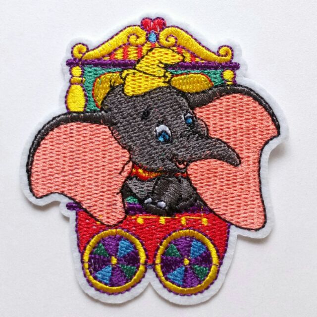 FS🔥💯🇹🇭 ตัวรีดติดเสื้อตกแต่งเสื้อผ้า กระเป๋า ลาย Dumbo Disney Cartoon iron on patch