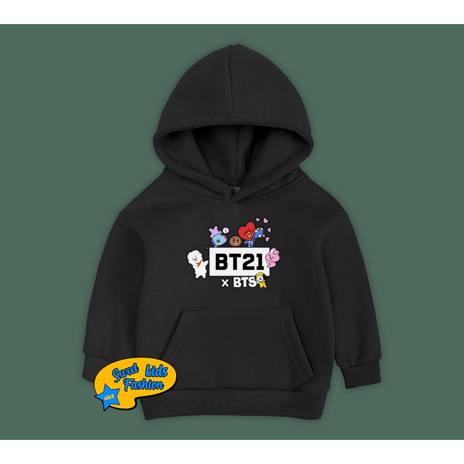 Bts BT21 เด็ก & 39; s Hoodie แจ็คเก็ต BT21 BTS Kpop การ์ตูนเด็ก & 39; s Hoodie เสื้อกันหนาว