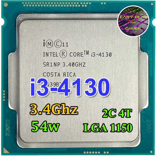 ⚡️CPU Intel Core i3-4130 2คอ4เทรด 54W LGA 1150 ฟรีซิลิโคน1ซอง i3 4130