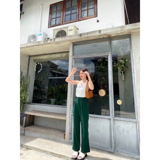 ส่งต่อมือ 1 กางเกง st.charmming pure pants สี dark green