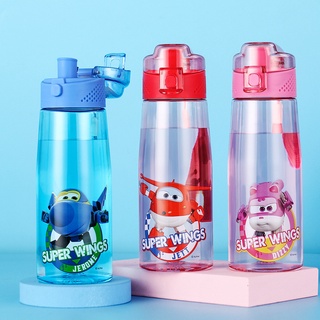 กระติกน้ำ Super Wings 400ml. ยกดื่ม พร้อมส่ง