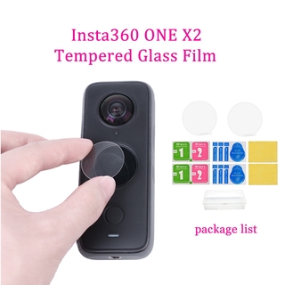 ฟิล์มกระจกนิรภัยกันรอยขีดข่วนหน้าจอสําหรับ Insta360 One X2