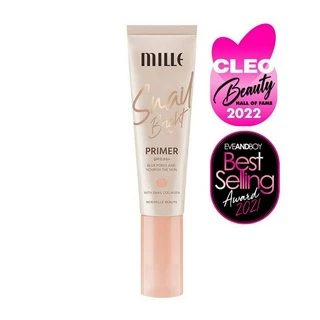 MILLE Snail Bright Primer SPF15 PA+ 15g มิลเล่ ไพรเมอร์คอลลาเจน ปิดรูขุมขน
