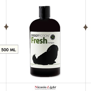 แชมพูสัตว์เลี้ยง โอ๊ตมีลสูตรเฟรช Doggy Potion Fresh Shampoo ด็อกกี้โพชั่น 500 มล.