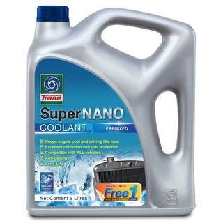 น้ำยาหม้อน้ำ น้ำยาหล่อเย็น Super Nano Coolant TRANE (5L) ไม่ต้องผสมน้ำ