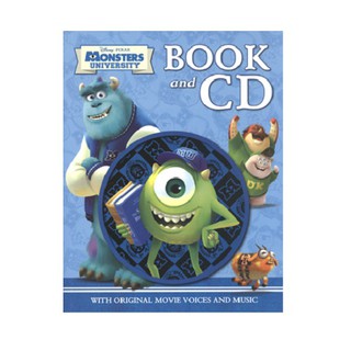 บงกช bongkoch หนังสือต่างประเทศ DISNEY MONSTERS UNI BOOK &amp; CD