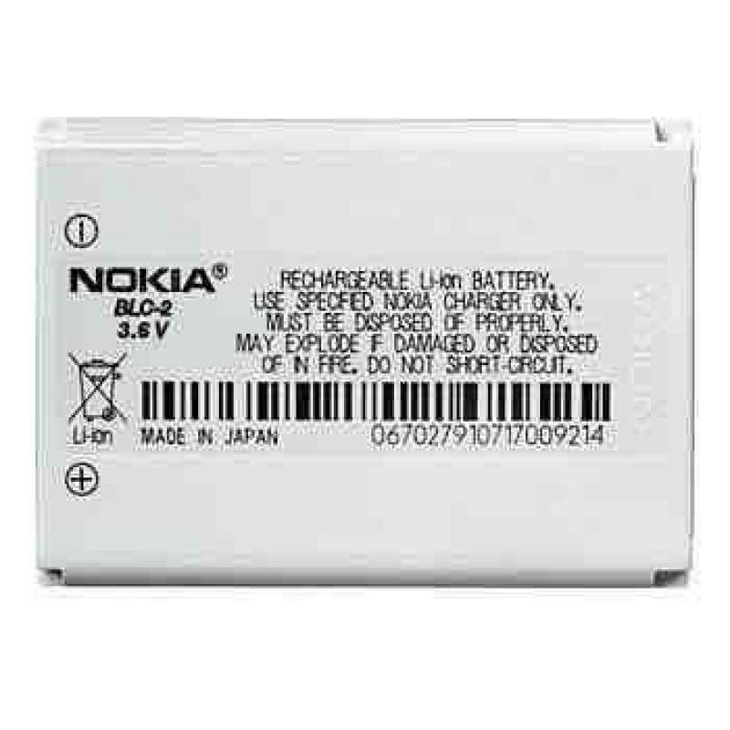 แบตเตอรี่ Nokia 3310 BLC-2 NOKIA 3310 3330 1260 2260 3315 3320 3350 3360 3390 3410 3510 3520 สินค้ามีแต่แบตอย่างเดียว