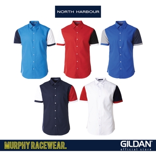 North Harbour Corporate Murphy Racewear เสื้อแข่งขัน สีขาว กรมท่า แดง แซฟไฟร์ NHB2600