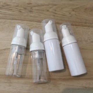 ขวดปั๊มโฟมมูสน่ารัก 50ml ขวดใส-ทึบ ปั๊มออกมาเป็นฟอง