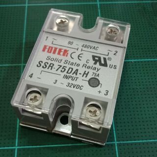 SSR-75DA-H โซลิส สเตทรีเลย์ 75A 90-480VAC  พร้อมส่ง