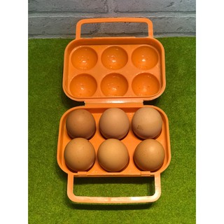 ราคากล่องใส่ไข่ปิคนิค Campingmoon สำหรับ 6 ฟองแบบพกพา(สีส้ม, สีเขียว, สีน้ำเงิน)