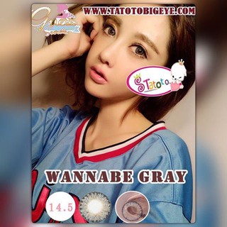 Wannabe gray by TATOTO Contact Lenses บิ๊กอาย #3