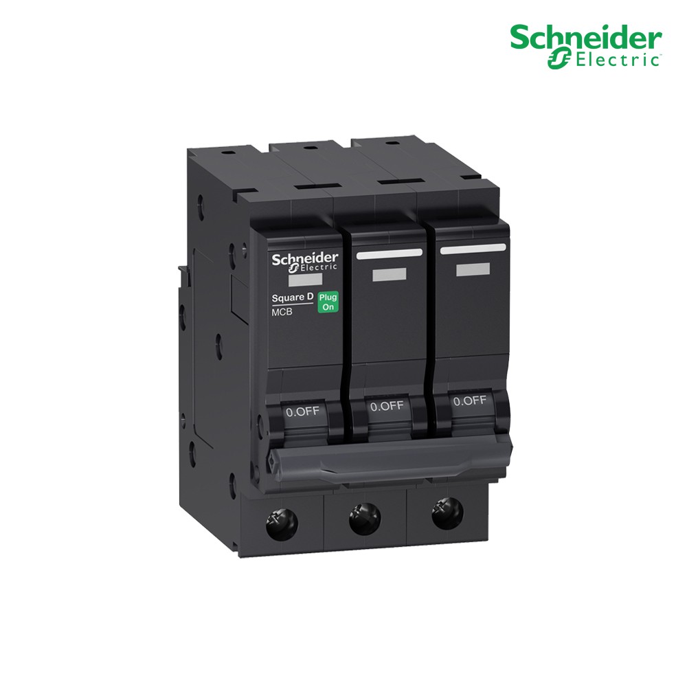 Schneider Electric - QOvs เซอร์กิตเบรกเกอร์ ลูกย่อยชนิด 63 แอมป์ 3 โพล 10kA_QO363VSC10T ทีร้าน PlugO