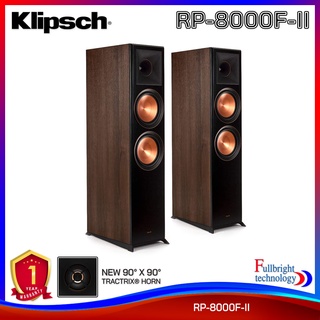 Klipsch RP-8000F-II Floorstanding Speaker ลำโพงตั้งพื้น ดอกลำโพงขนาด 2 x 8 นิ้ว กำลังขับสูงสุด 600 วัตต์ รับประกันศูนย์ไทย 1 ปี