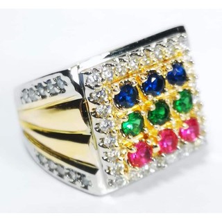 แหวน 9 ตา STAMPLE 3IN1 SAPPHIRE