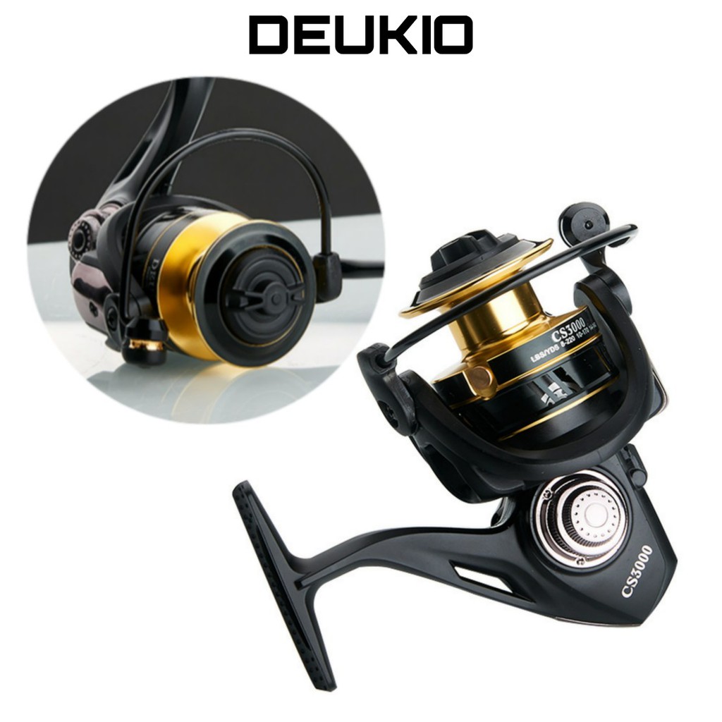 รอก สปินนิ่ง ตกปลา *พร้อมส่งทันที* DEUKIO รุ่น CS 2000 -7000