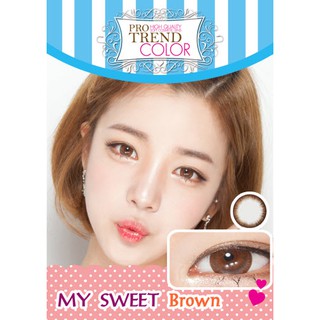 Protrend Color คอนแทคเลนส์ รุ่น My sweet Brown