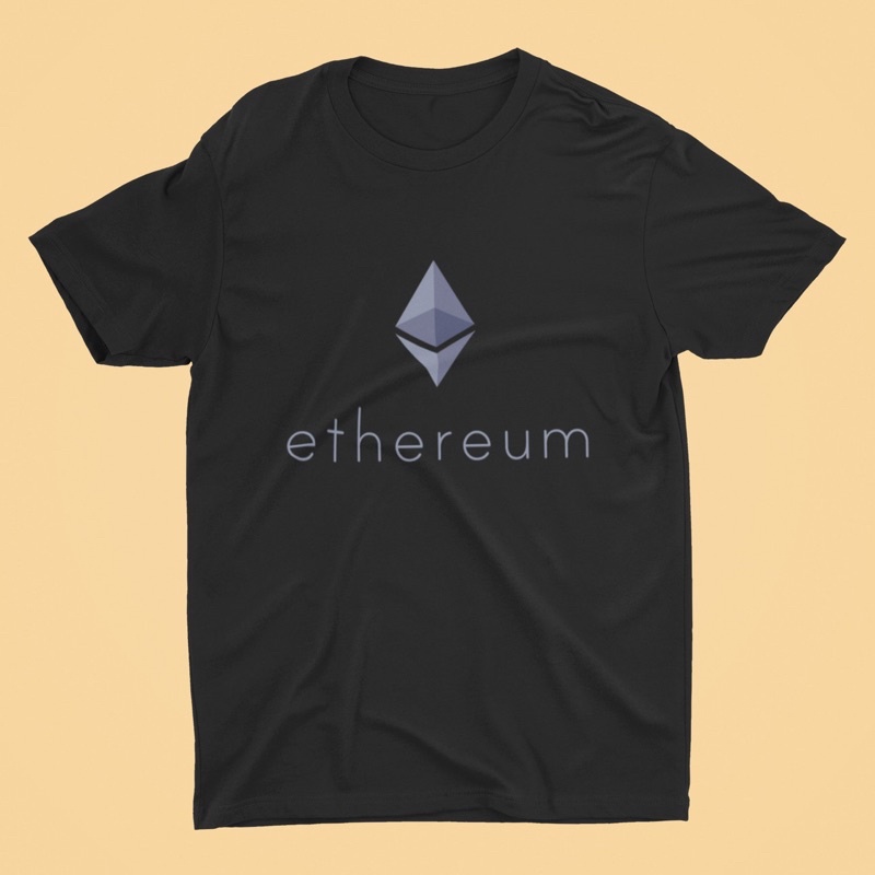 พร้อมส่งจากไทย เสื้อบิทคอยน์ ลาย ethereum