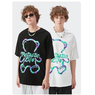 เสื้อยืดใหม่ALAND เสื้อยืด  INFLATION รุ่น BEARS DREAM TSHIRT_T-SHIRTS-3XL
