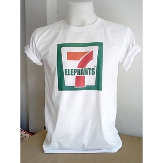 ถูกสุดๆสไตล์ใหม่ เสื้อยืด 7-elephants ผ้าฝ้ายแท้รหัสเต็ม